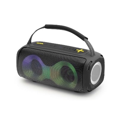 Picture of ET-312 Sub Bluetooth Speaker With rubber hand grip, AUX, USB, SD Card & FM Radio Supported Hi-Fi Sound Colorful RGB Lighting Party Bass Speaker