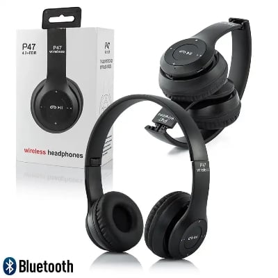 Picture of Exclusive P47 wireless bluetooth stereo headphones Foldable Premium Quality Headphones
