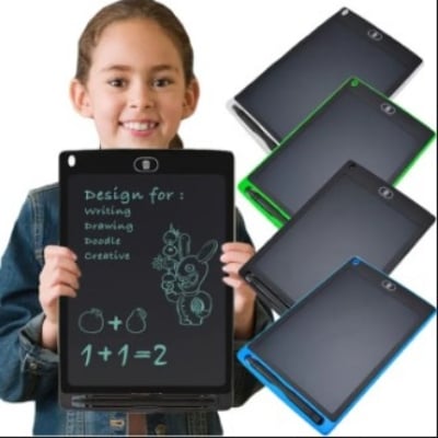 Picture of LCD Writing Tablet Drawing Pad Erasable E-writer Office Writing Board Digital Drawing Pad Doodle Board Magic Book - Multicolour