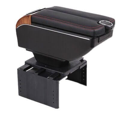 Picture of Universal Size USB Car Console Box Black