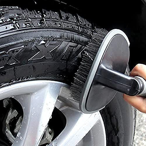 Picture of Car Tire Cleaning Brush Grey