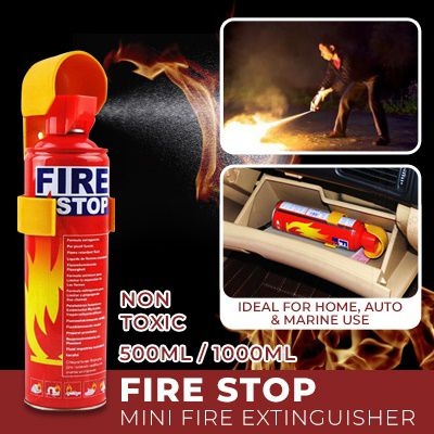Picture of Car Fire Extinguisher Stop Spary 1000ml Red