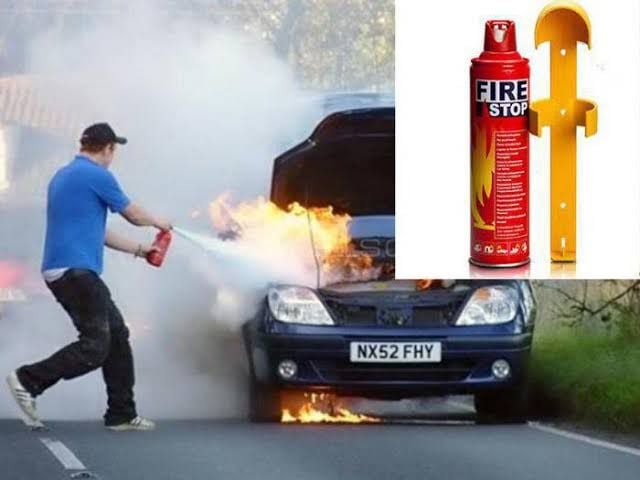Picture of Car Fire Extinguisher Stop Spary 1000ml Red