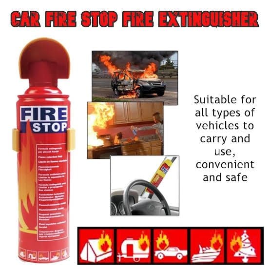 Picture of Car Fire Extinguisher Stop Spary 1000ml Red