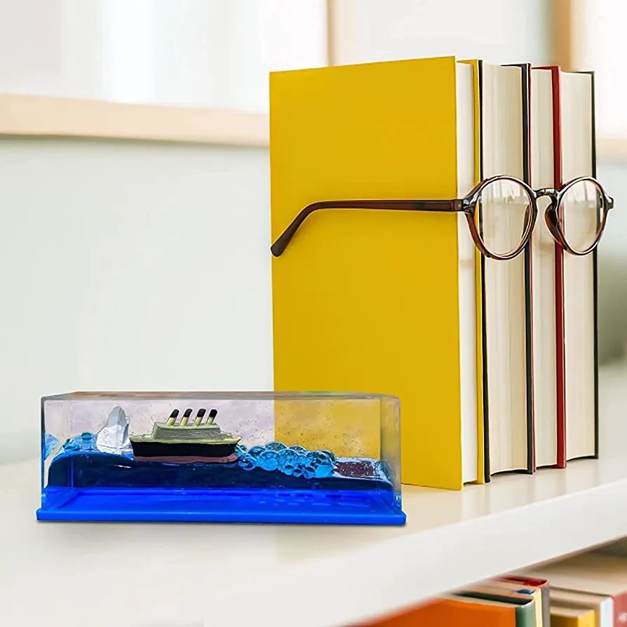 Picture of Fibreglass Decorative Titanic Cruise Ship, For Interior Decoration Blue