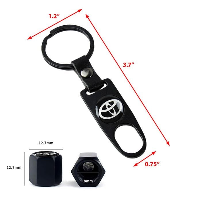 Picture of Toyota Wheel Air Cap With Kay Chain Black