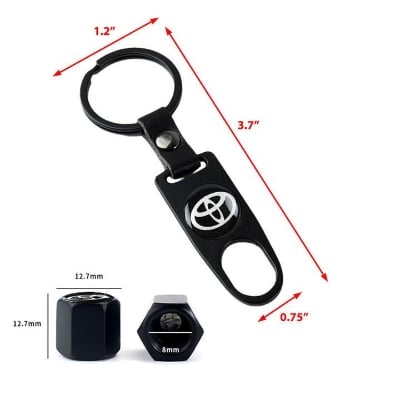 Picture of Toyota Wheel Air Cap With Kay Chain Black