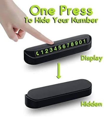 Picture of Car Parking Number Display holder Black