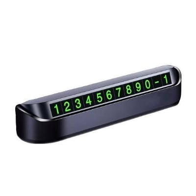 Picture of Car Parking Number Display holder Black