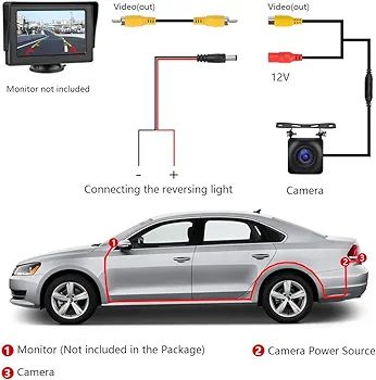 Picture of HD  Lens No light Night Vision Car Reverse Backup Camera