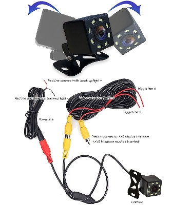 Picture of Rear View LED Back Camera.car back Camera 8 LED