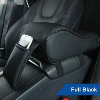 Picture of PU Leather Memory Foam Car Armrest Cushions Arm Rest Black