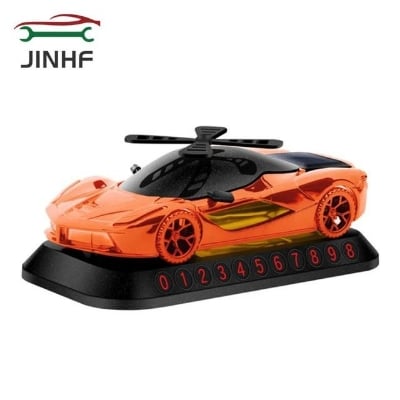 Picture of Car Shaped Solar Perfume air Fragrance Diffuser Car Dashboard Showpiece Perfume (Golden)