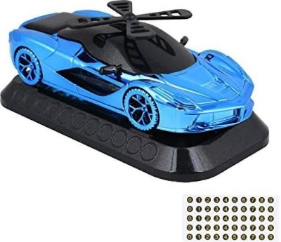Picture of Car Shaped Solar Perfume air Fragrance Diffuser Car Dashboard Showpiece Perfume (Blue)