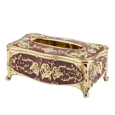 Picture of European-Style Luxury Tissue Box Universal Paper Holder Red