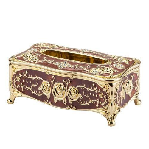 Picture of European-Style Luxury Tissue Box Universal Paper Holder Red