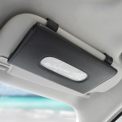 Picture of Car sun visor tissue box holder tissue box holder Black