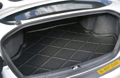 Picture of Universal Car Trunk Mats – Heavy Duty Rubber Black