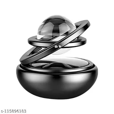 Picture of Car Dashboard Showpiece With Air freshener Solar Rings 360° Rotat