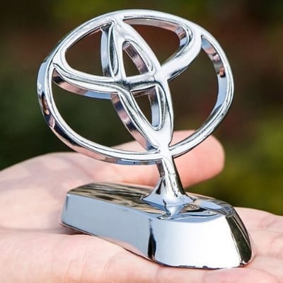 Picture of Universal Car Toyota Logo Metal Body 3D Silver