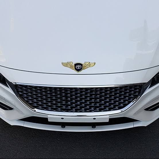 Picture of Metal Car Front Hood Bonnet Sticker Angle Wings Emblem Toyota