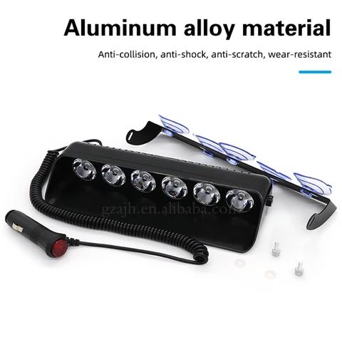 Picture of Car Dashboard Flash Light With 6 Bulb Multicolor