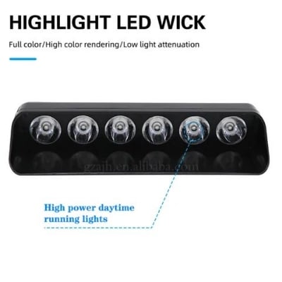 Picture of Car Dashboard Flash Light With 6 Bulb Multicolor