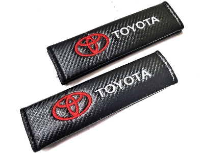 Picture of Car Seat Belt shoulder Cover Toyota 2pcs Black