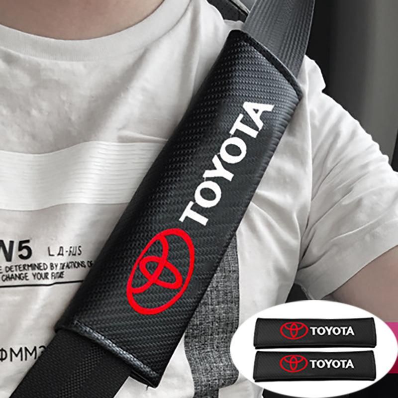 Picture of Car Seat Belt shoulder Cover Toyota 2pcs Black