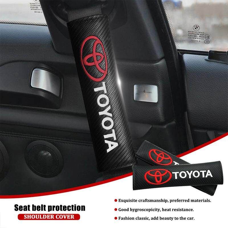 Picture of Car Seat Belt shoulder Cover Toyota 2pcs Black