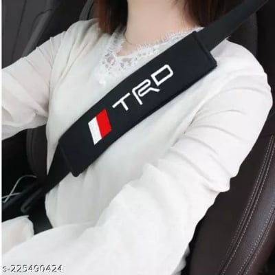 Picture of TRD Car  Seat Belt Cover Black 2 pcs Black