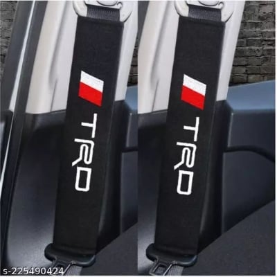Picture of TRD Car  Seat Belt Cover Black 2 pcs Black