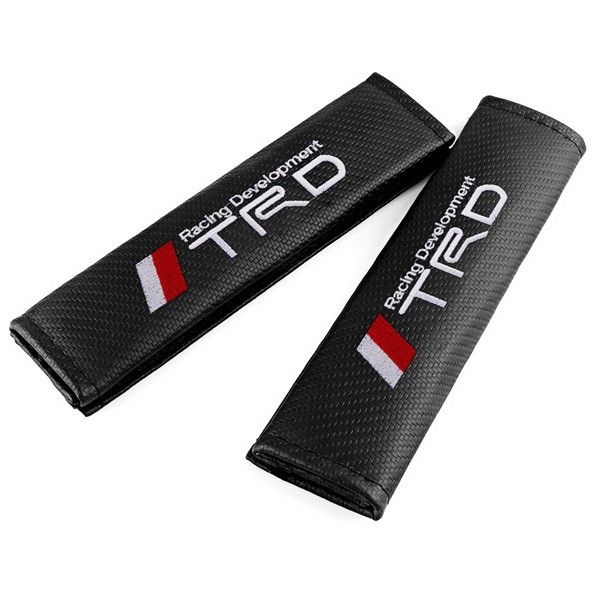 Picture of TRD Car  Seat Belt Cover Black 2 pcs Black