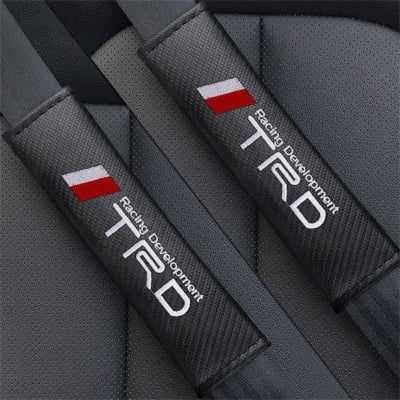 Picture of TRD Car  Seat Belt Cover Black 2 pcs Black