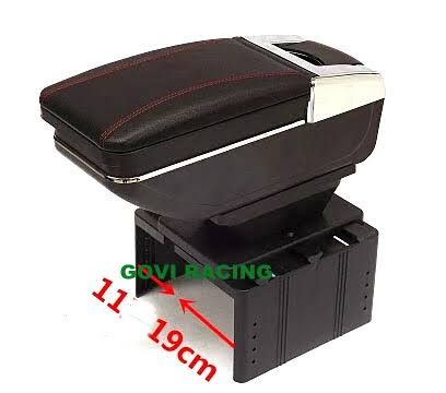 Picture of Multifunctional Universal Car Console Box Black