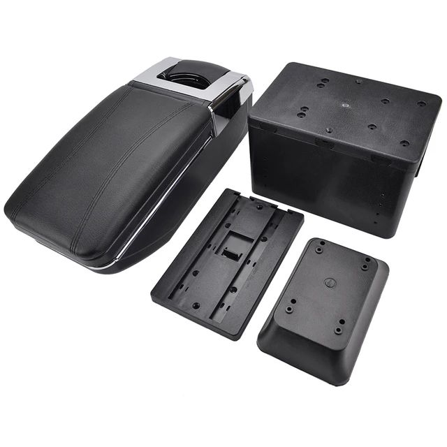 Picture of Multifunctional Universal Car Console Box Black