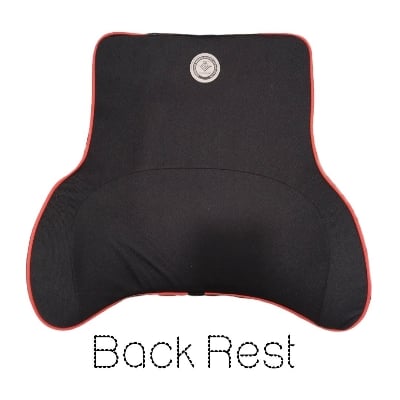 Picture of Universal Car Seat Back Support Memory Foam Black