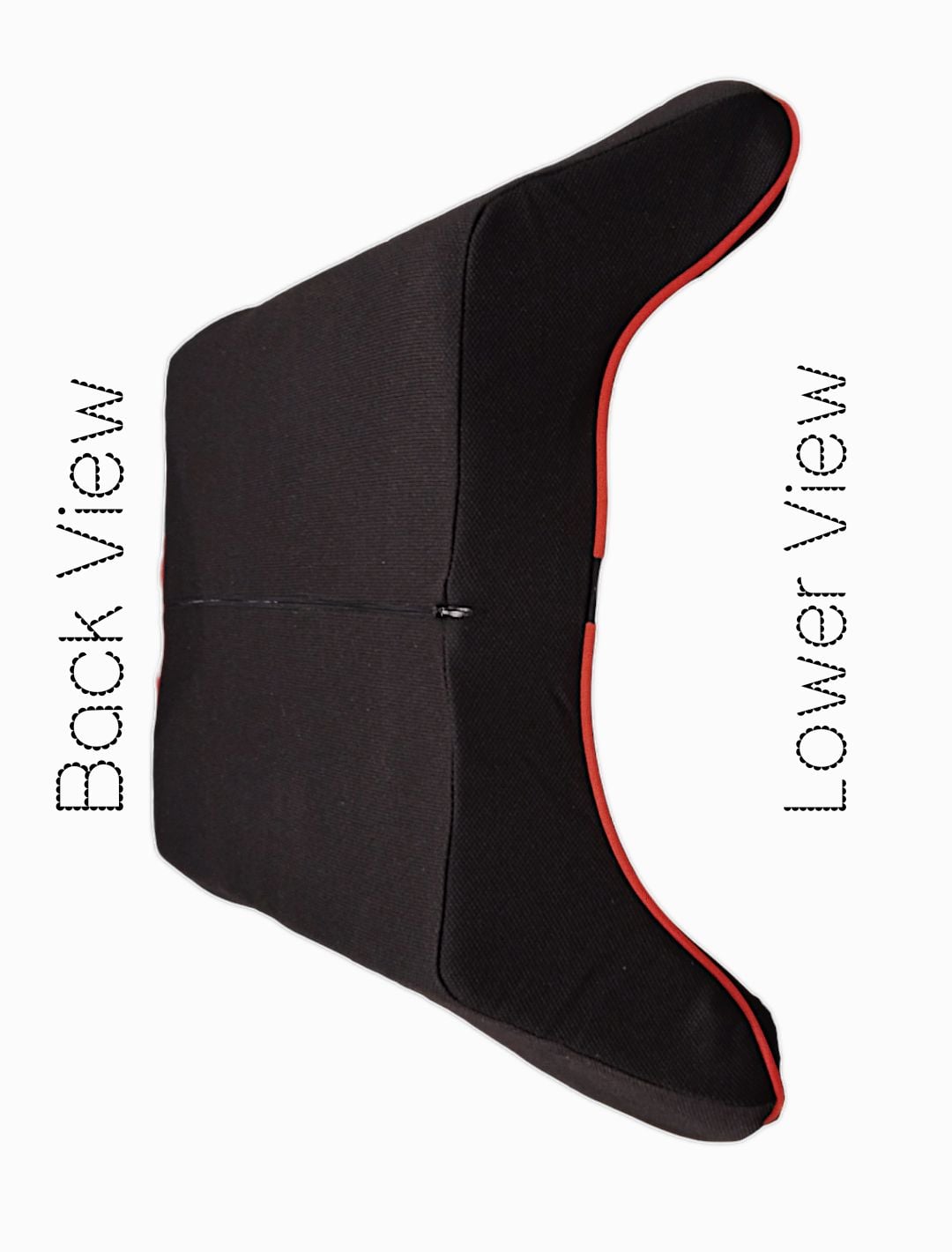 Picture of Universal Car Seat Back Support Memory Foam Black