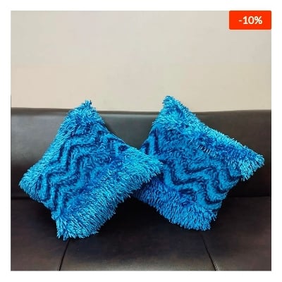 Picture of Soft Square Cushion Pillow USE Car Office Chair Blue