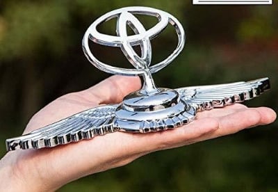 Picture of Car Front Bonnet Logo Toyota Eagle Silver