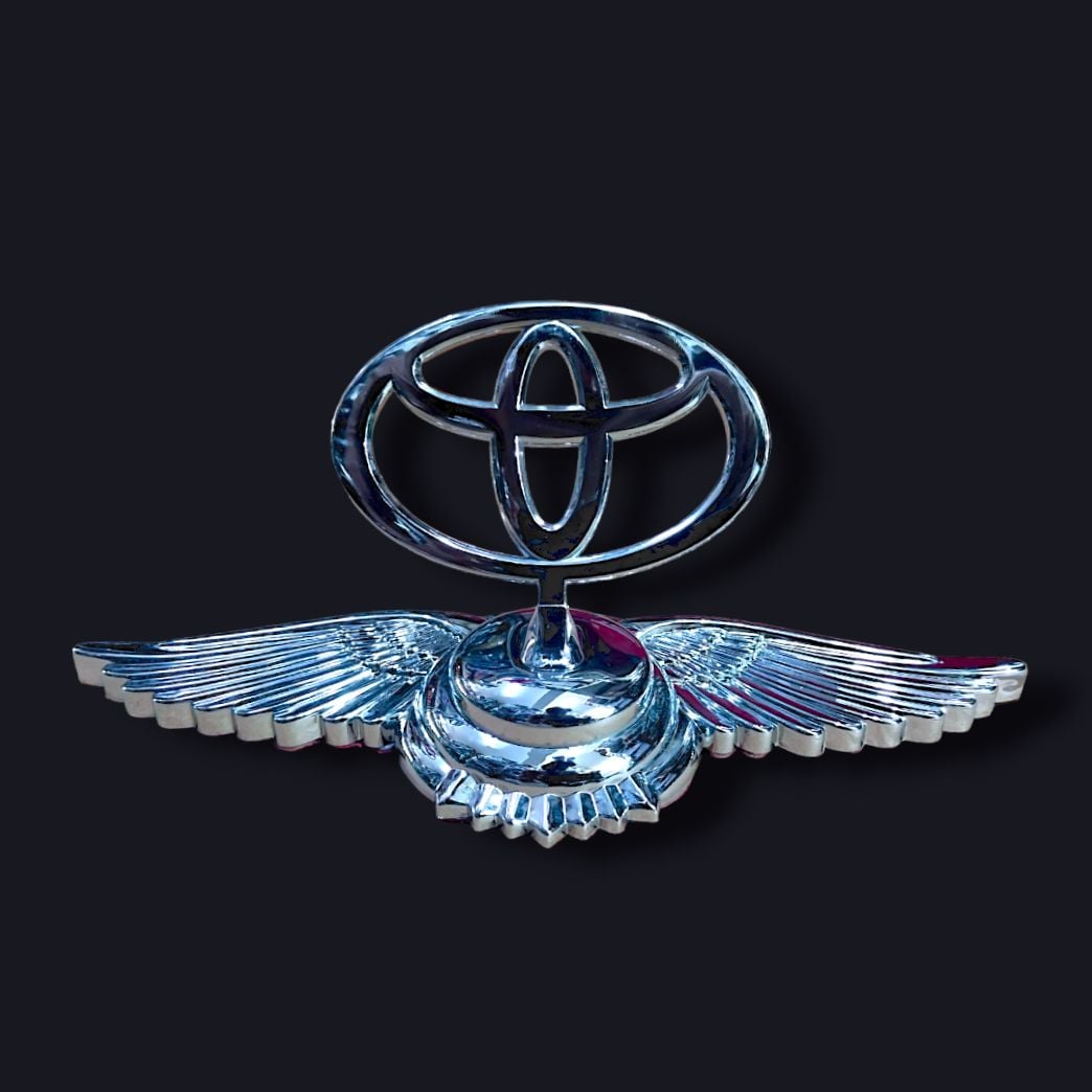 Picture of Car Front Bonnet Logo Toyota Eagle Silver