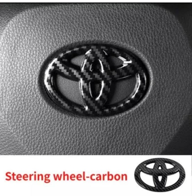 Picture of Toyota All Model Carbon Fiber Steering Logo