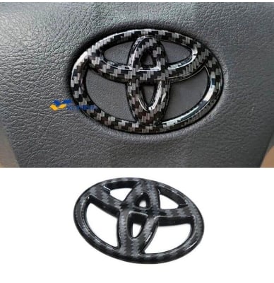 Picture of Toyota All Model Carbon Fiber Steering Logo