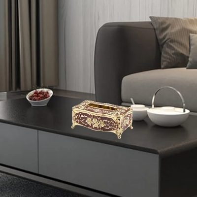 Picture of Random Color Luxury Style Home and Car Tissue Box with Case Holder