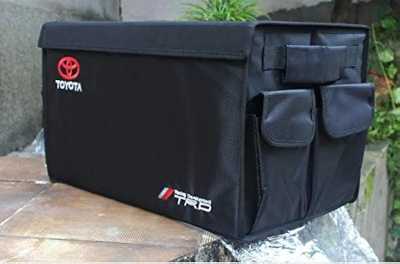 Picture of Luxury  Car Trunk Storage Box Large Capacity Trunk Bag Luggage Storage Soft Storage Box Embroidered Toyota TRD Logo
