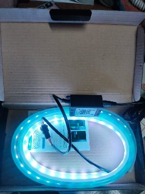 Picture of Car LED Hood Light Strip (RGB). App Control