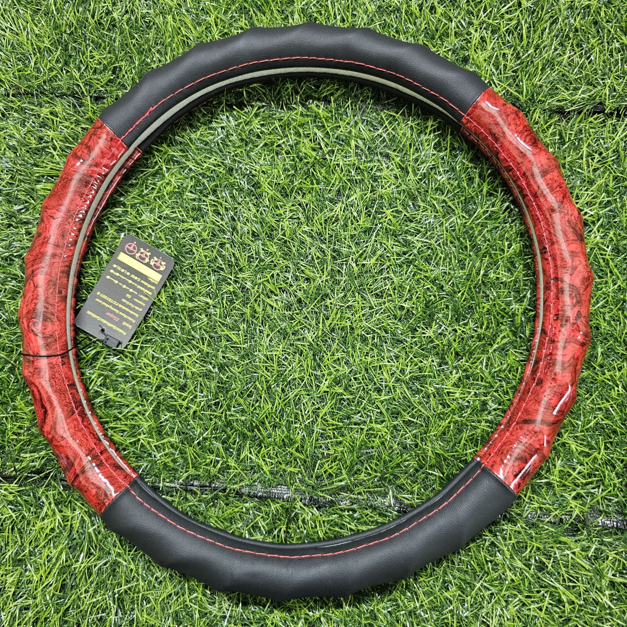 Picture of Universal Car Steering Wheel Cover Up Leather