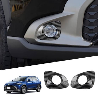 Picture of Fog Lamps for Corolla Cross 2022 Japanese Version Front Fog Lamp Bezel Frame Cover for Car Shiny Exterior Styling
