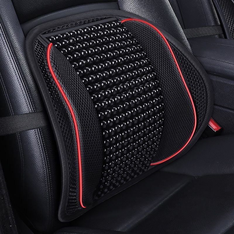 Picture of Premium Wooden & Net Back Support for  Car Chair and Sofa