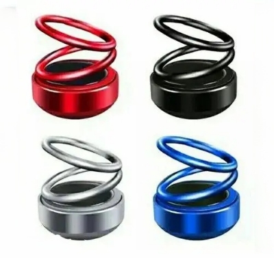 Picture of Car Air Freshener Double Ring Diffuser Rotating Design Auto Interior Aromatherapy